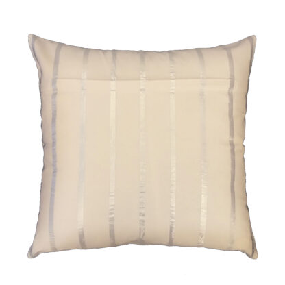 Bold Silver Stripes Euro Sham - Image 3